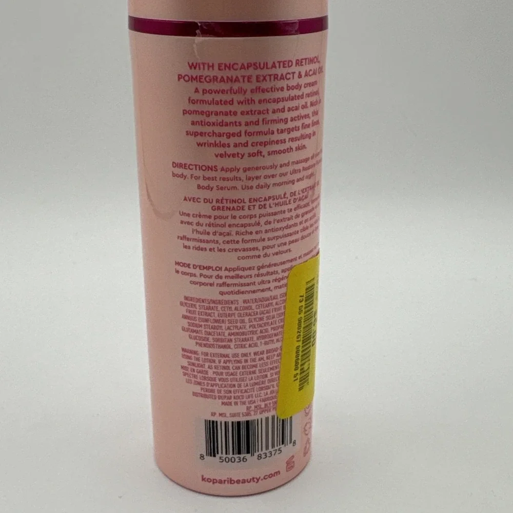 Kopari Ultra Renewal Retinol Body Cream  FULL SIZE 4.7 FL OZ NEW - Picture 3 of 3